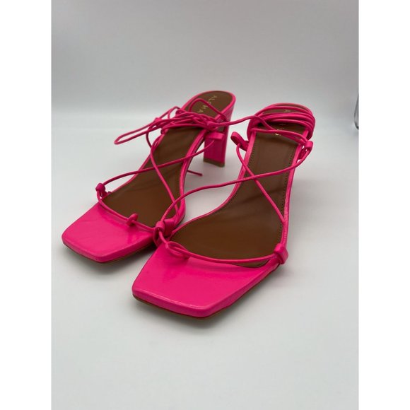NEW Free People X Alohas Bellini Sandal in Neon Magenta - Picture 9 of 14